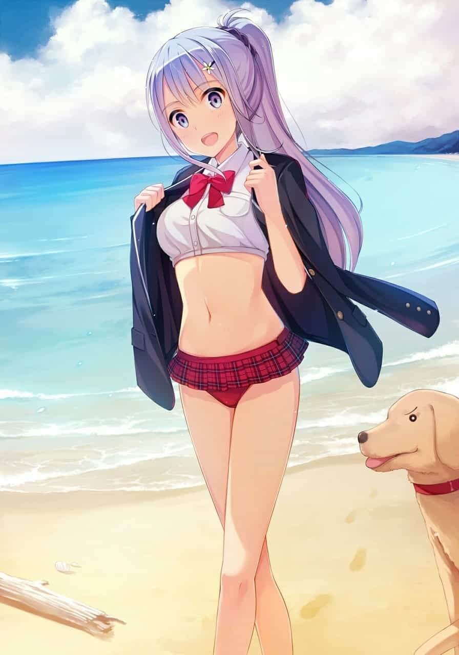 299+ Hình gái anime mặc đồ bơi nóng bỏng, quyến rũ nhất 9 Gái anime mặc đồ bơi sang trọng