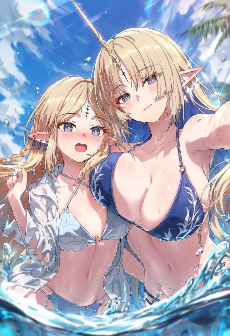 299+ Hình gái anime mặc đồ bơi nóng bỏng, quyến rũ nhất 7 Gái anime mặc đồ bơi tươi sáng