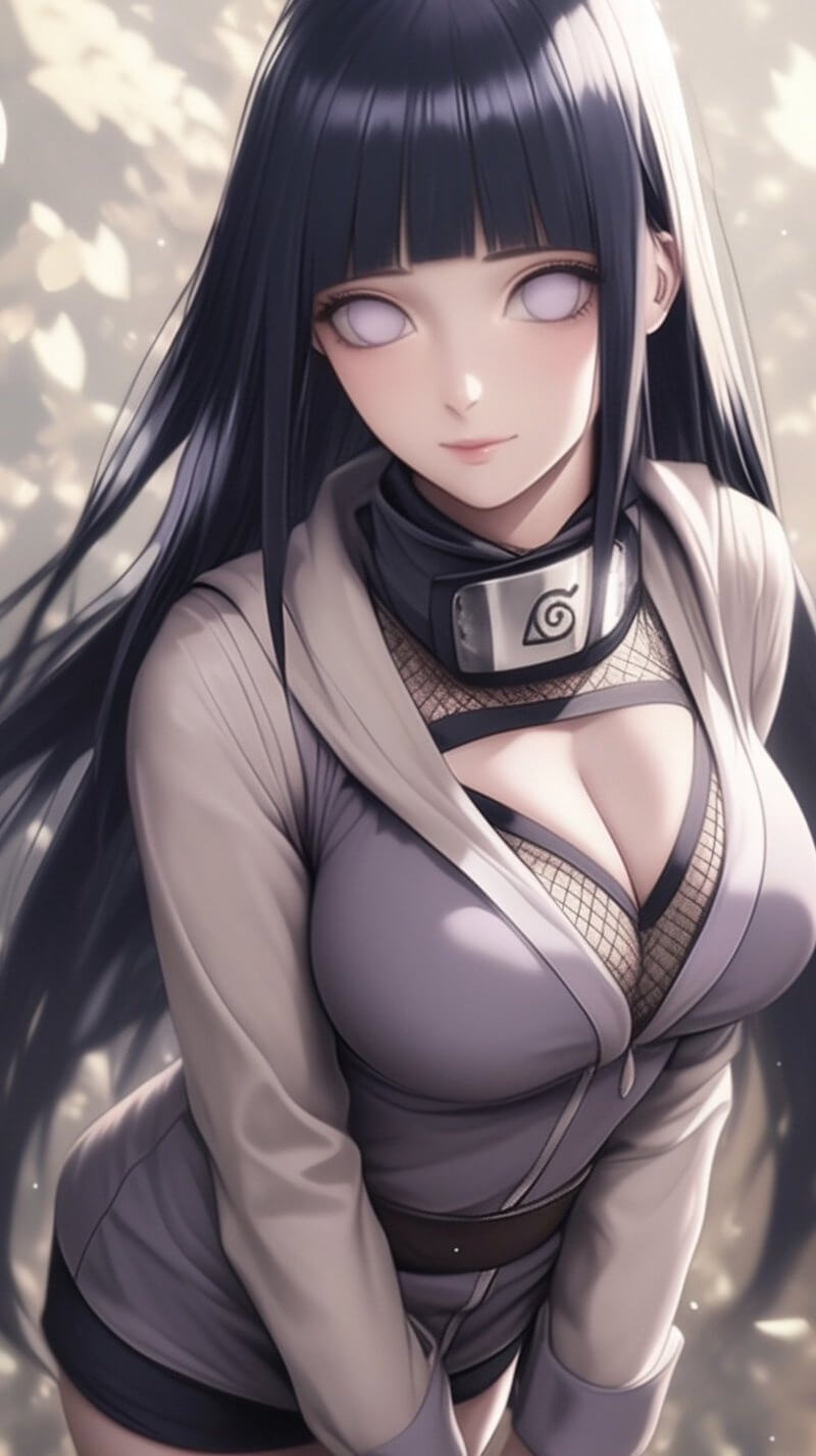 Hình ảnh Hinata đẹp khó rời mắt