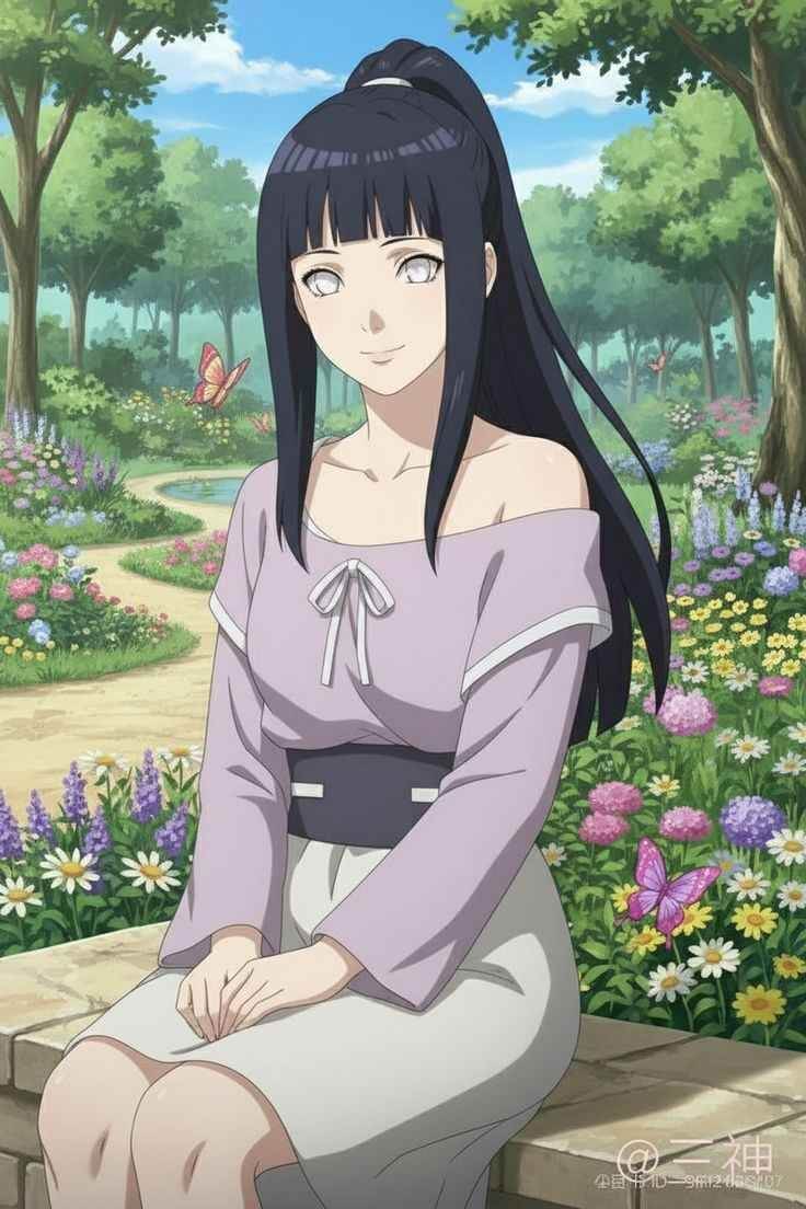 Hình ảnh Hinata nhẹ nhàng gợi cảm