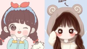 Hình anime chibi girl