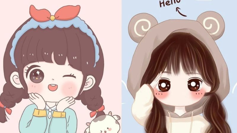 Hình anime chibi girl