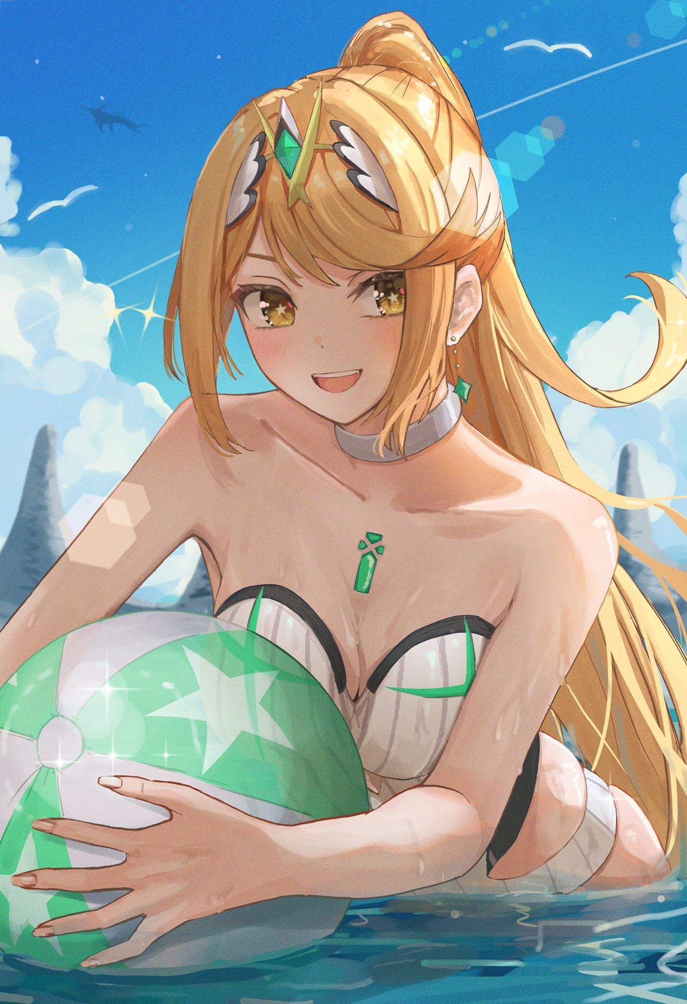 299+ Hình gái anime mặc đồ bơi nóng bỏng, quyến rũ nhất 28 Hình gái anime mặc đồ bơi đơn giản