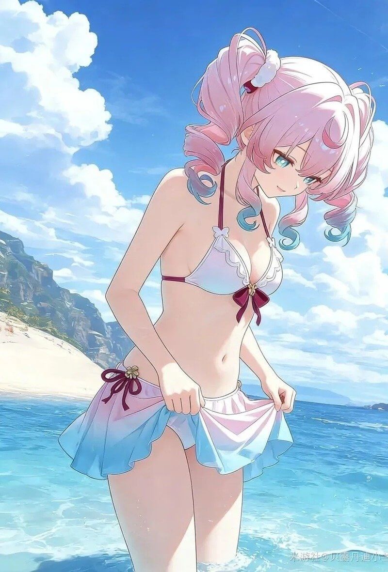 299+ Hình gái anime mặc đồ bơi nóng bỏng, quyến rũ nhất 27 Hình gái anime mặc đồ bơi dưới nước