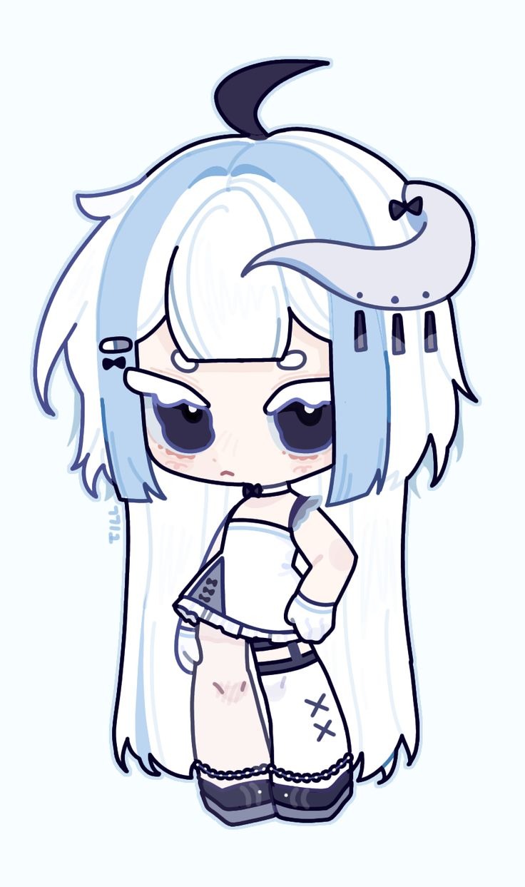 Ngộ nghĩnh anime chibi girl dễ vẽ